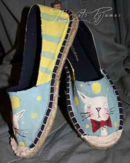 Hipster Cat shoes